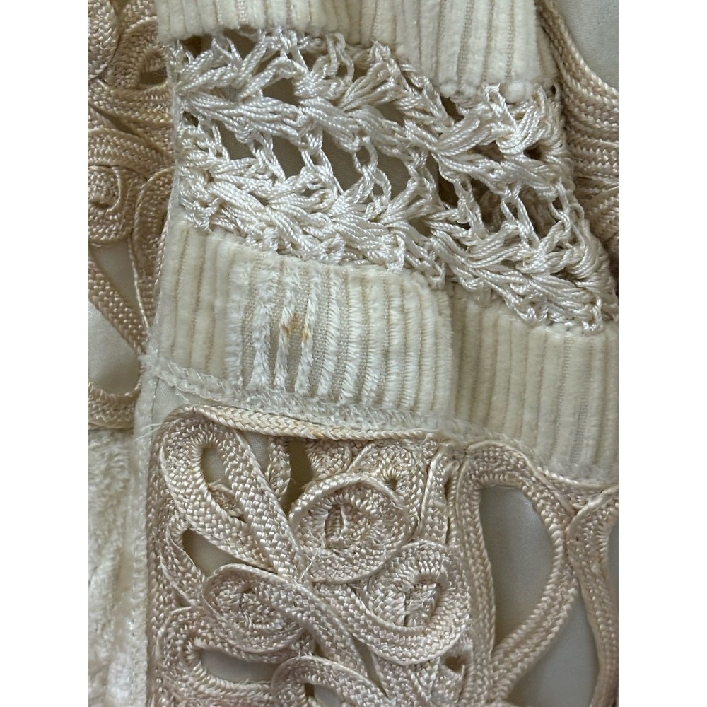 Ivory multimedia patchwork Jacket, lace, crochet,… - image 5